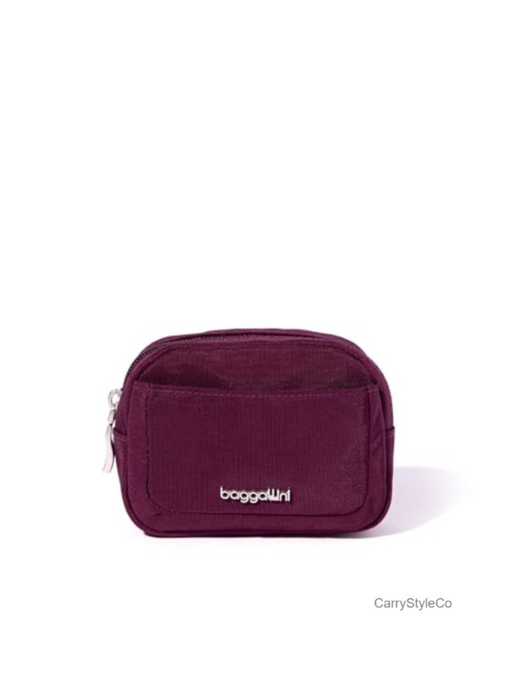 Nylon Travel Makeup Organizer Pouch Lightweight Multi-Pocket Cosmetic Bag